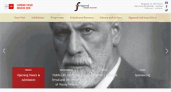 Desktop Screenshot of freud-museum.at