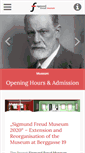 Mobile Screenshot of freud-museum.at