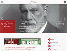 Tablet Screenshot of freud-museum.at